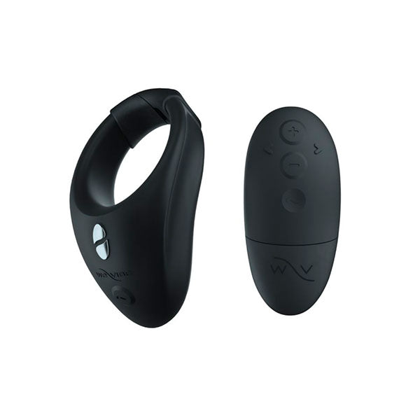 Anillo vibrador Bond by We-Vibe visto desde distintos ángulos, mostrando su diseño compacto y moderno