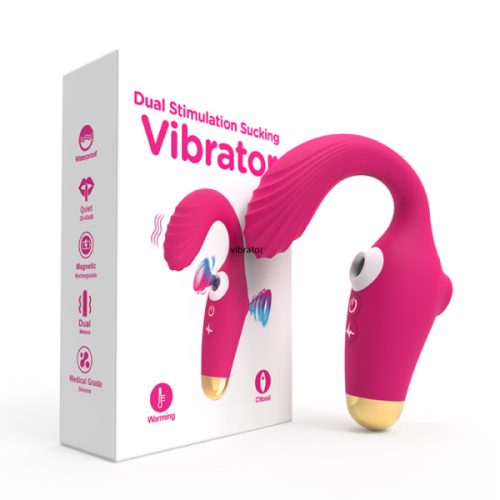 Vibrador Dual Sucking – Succionador y Pulsador con Efecto Calor