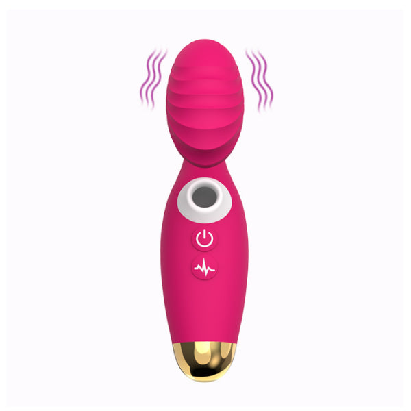 Vibrador Dual Sucking – Succionador y Pulsador con Efecto Calor